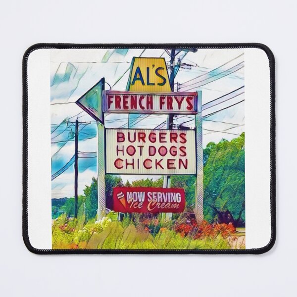 Item preview, Al's French Frys Burlington Vermont designed and sold by Vermont Gifts and Art.