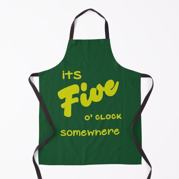 Item preview, It's Five O' Clock Somewhere (Green) designed and sold by MariePopPrints.
