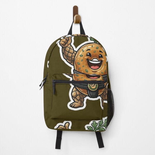 Item preview, Funny Moroccan Sumo Msemen Sticker - Traditional Pancake Warrior Art designed and sold by zakman02.