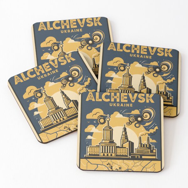 Item preview, Alchevsk Ukraine Retro Vintage Travel Souvenir designed and sold by TravelersGems.