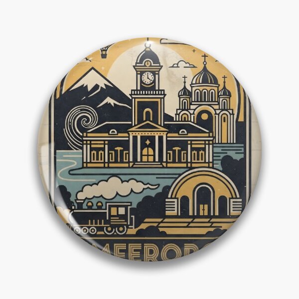 Item preview, Simferopol Ukraine Retro Vintage Travel Souvenir designed and sold by TravelersGems.