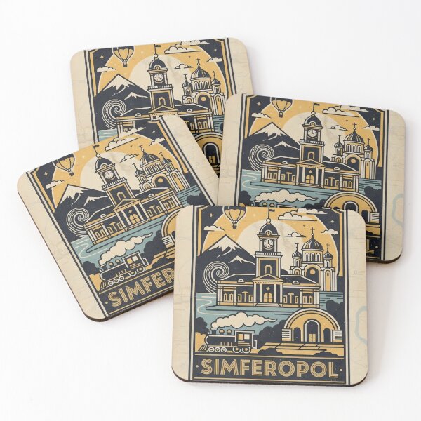 Item preview, Simferopol Ukraine Retro Vintage Travel Souvenir designed and sold by TravelersGems.