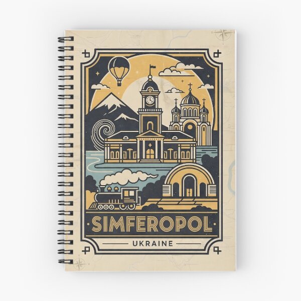 Item preview, Simferopol Ukraine Retro Vintage Travel Souvenir designed and sold by TravelersGems.