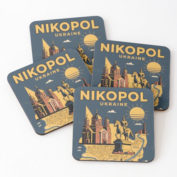 Item preview, Nikopol Ukraine Retro Vintage Travel Souvenir designed and sold by TravelersGems.