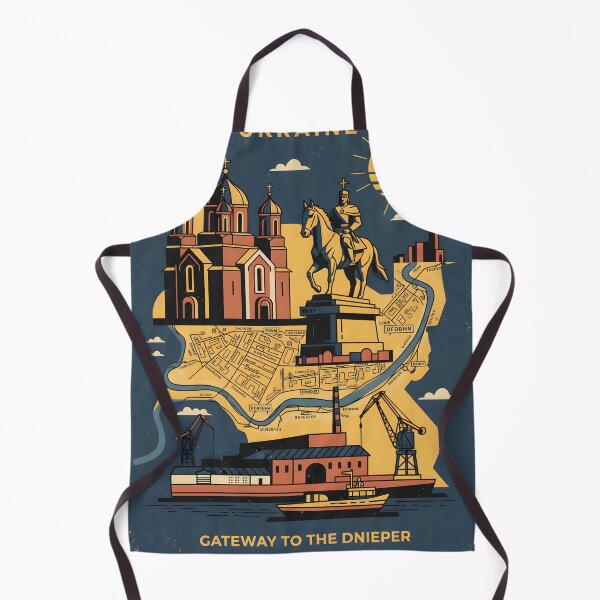 Item preview, Nikopol Ukraine Retro Vintage Travel Souvenir designed and sold by TravelersGems.