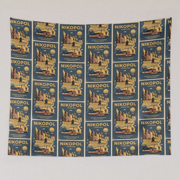 Item preview, Nikopol Ukraine Retro Vintage Travel Souvenir designed and sold by TravelersGems.