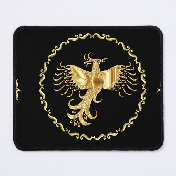 Item preview, Golden Phoenix Ornamental Illustration designed and sold by Phitwhim.