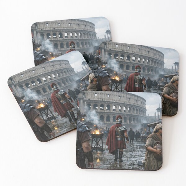 Item preview, Roman Legionaries in Rainy Ancient Rome Market designed and sold by NiceArtsPlace.