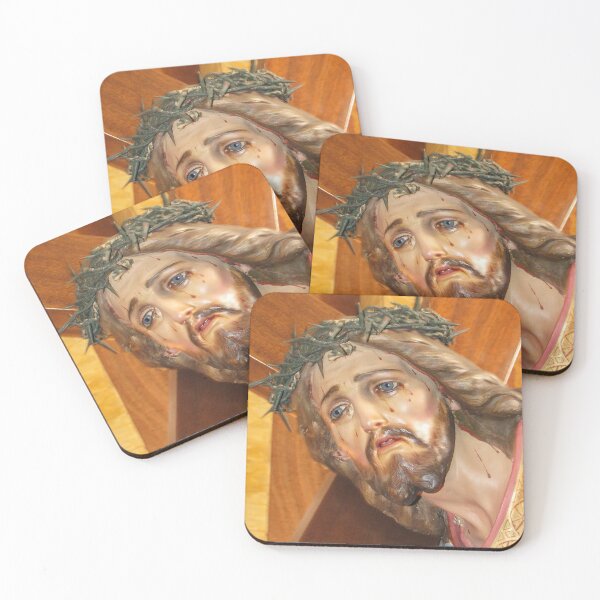 Item preview, Statue of Jesus Carrying the Cross With Crown of Thorns in Church Spiritual Sculpture designed and sold by Nmallia.