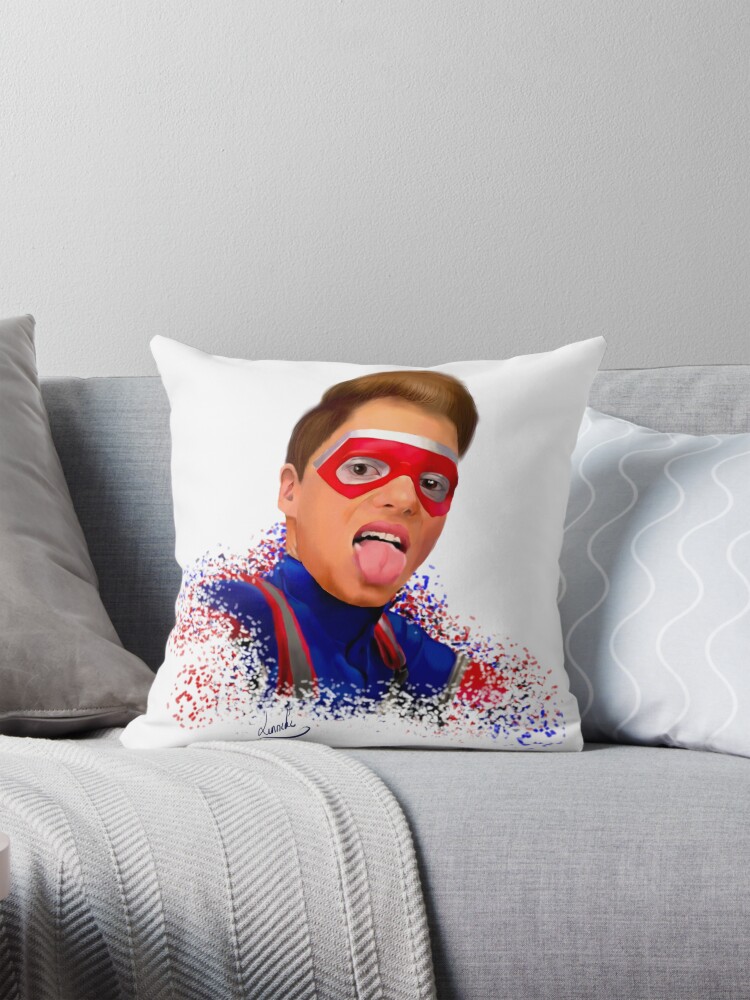 Kid Danger Selfie Sketch Pillow