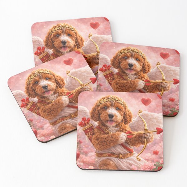 Item preview, Cockapoo Cupid in a Valentine Fantasy Scene designed and sold by Paul Thompson Photography.