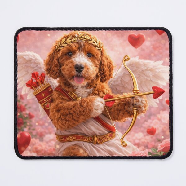 Item preview, Cockapoo Cupid in a Valentine Fantasy Scene designed and sold by Paul Thompson Photography.