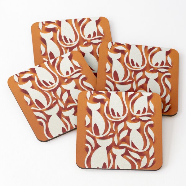 Item preview, Cats Matisse Style Paper Cutout 2 designed and sold by MaryFiore.