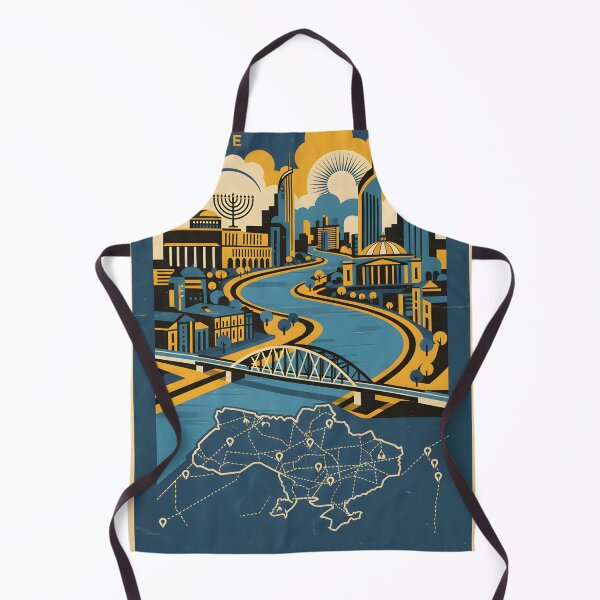 Item preview, Dnipro Ukraine Retro Vintage Travel Souvenir designed and sold by TravelersGems.