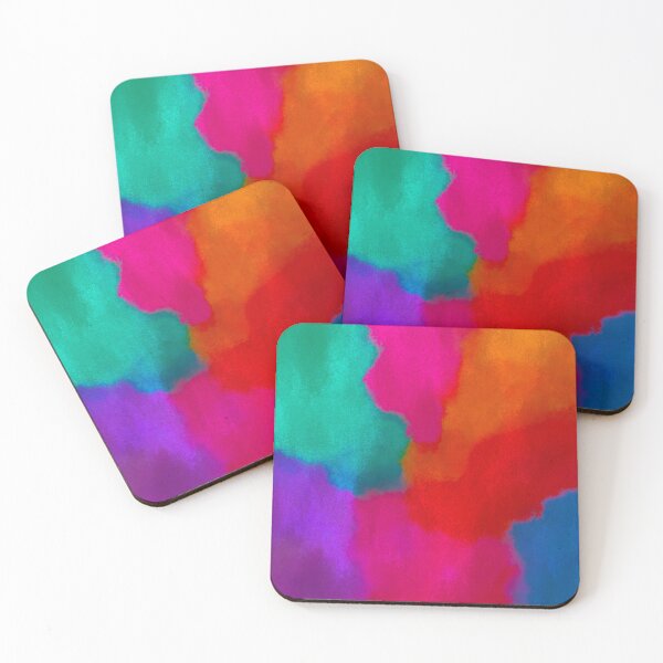 Item preview, Vibrant Neon Abstract Watercolour | Bold Colour Splash Digital Art designed and sold by Brightful Creations .