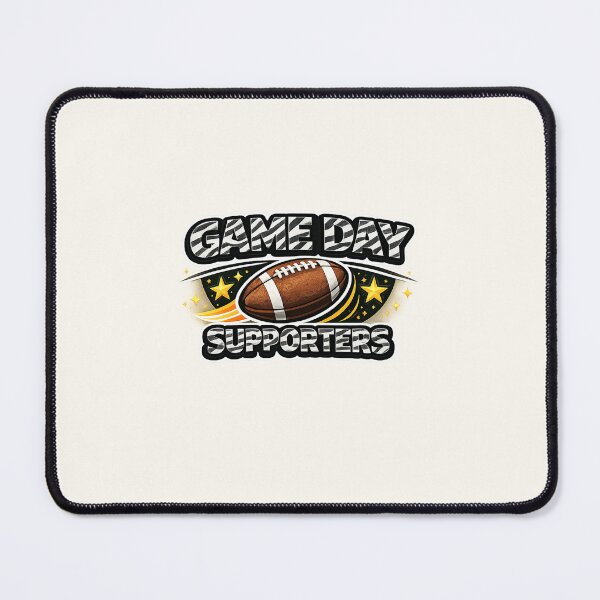 Item preview, Game Day Supporters Zebra Print Football Fan designed and sold by annenambiro.