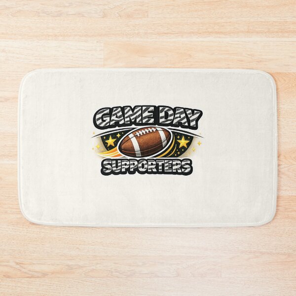 Item preview, Game Day Supporters Zebra Print Football Fan designed and sold by annenambiro.