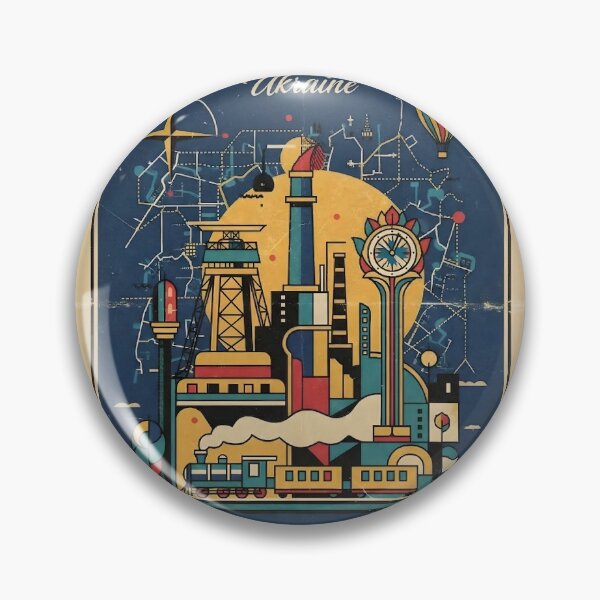 Item preview, Kryvyi Rih Ukraine Retro Vintage Travel Souvenir designed and sold by TravelersGems.