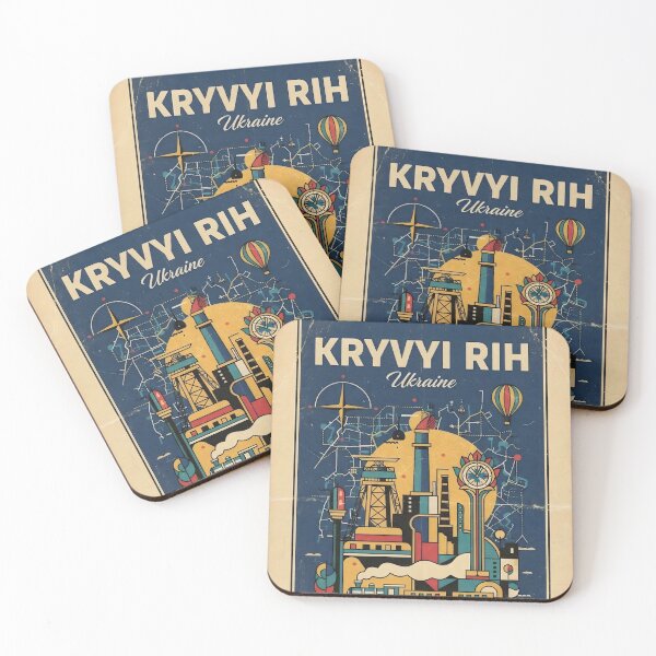 Item preview, Kryvyi Rih Ukraine Retro Vintage Travel Souvenir designed and sold by TravelersGems.