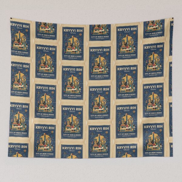 Item preview, Kryvyi Rih Ukraine Retro Vintage Travel Souvenir designed and sold by TravelersGems.