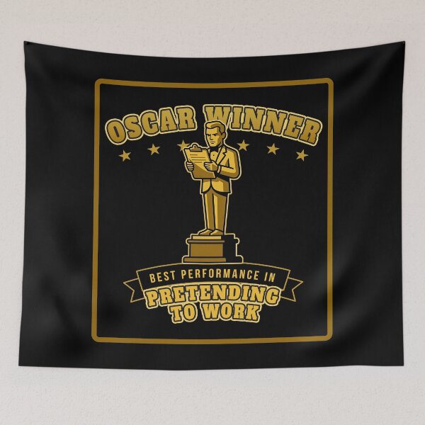 Item preview, Oscar Winner Best Performance Pretending to Work Funny Icon designed and sold by Akio Saiko.