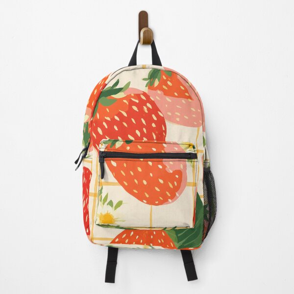 Item preview, Strawberries on Checkered Tablecloth Illustration designed and sold by BobaBunny76.