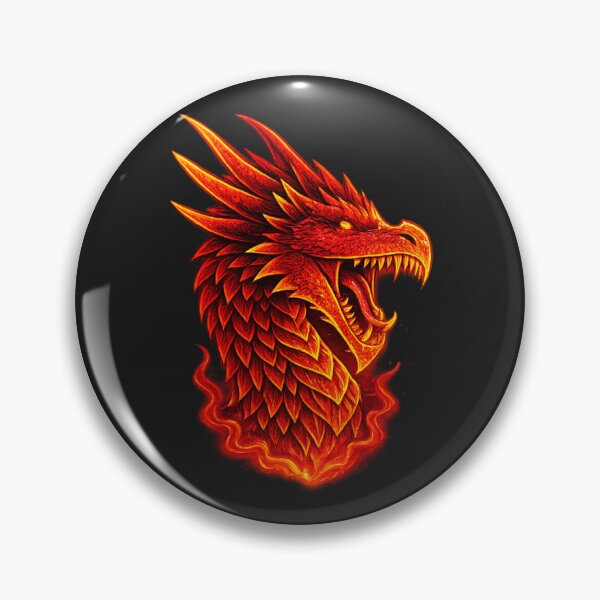 Item preview, Fire Dragon Fantasy Illustration designed and sold by Gezonde-Voeding.