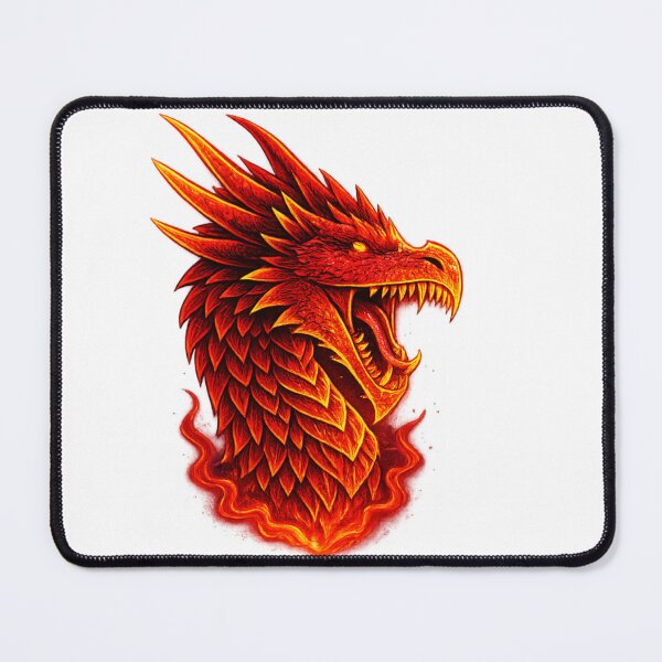 Item preview, Fire Dragon Fantasy Illustration designed and sold by Gezonde-Voeding.