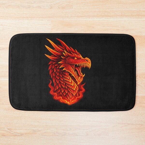 Item preview, Fire Dragon Fantasy Illustration designed and sold by Gezonde-Voeding.