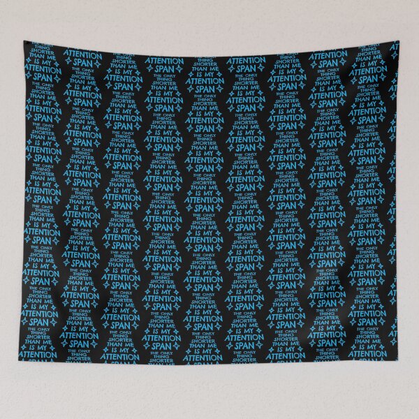 Item preview, The Only Thing Shorter Than Me Is My Attention Span designed and sold by shirt-o-mat.