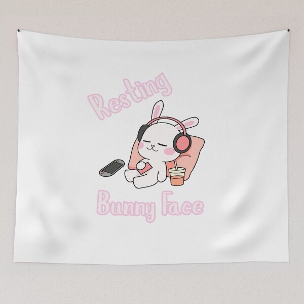 Item preview, Resting Bunny Face designed and sold by RJsTees.