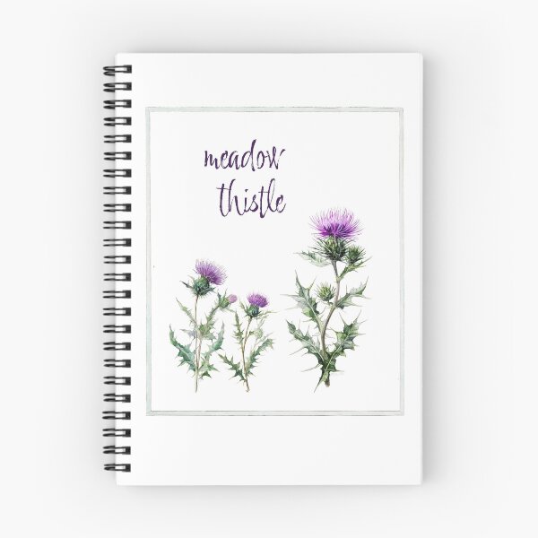 Item preview, Meadow Thistle Vintage Botanical Illustration designed and sold by AggyCreatif.