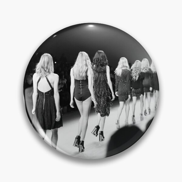Item preview, Fashion week model catwalk black and white photograph poster art print designed and sold by Astrid Arkhangelsky.