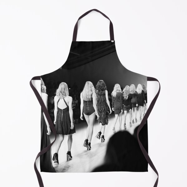 Item preview, Fashion week model catwalk black and white photograph poster art print designed and sold by Astrid Arkhangelsky.