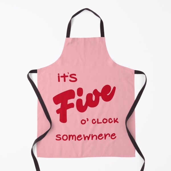 Item preview, It's Five O' Clock Somewhere (Pink) designed and sold by MariePopPrints.