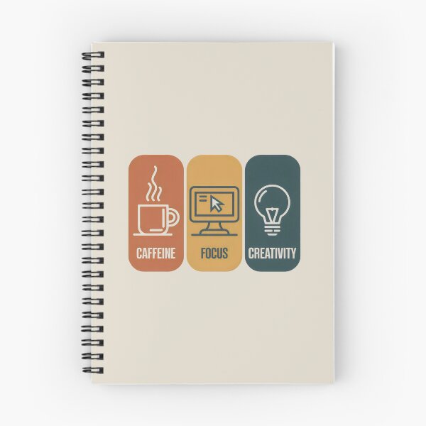 Item preview, Caffeine Focus Creativity Coffee and Digital Art Design designed and sold by SplashTastic.