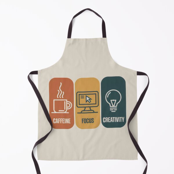 Item preview, Caffeine Focus Creativity Coffee and Digital Art Design designed and sold by SplashTastic.