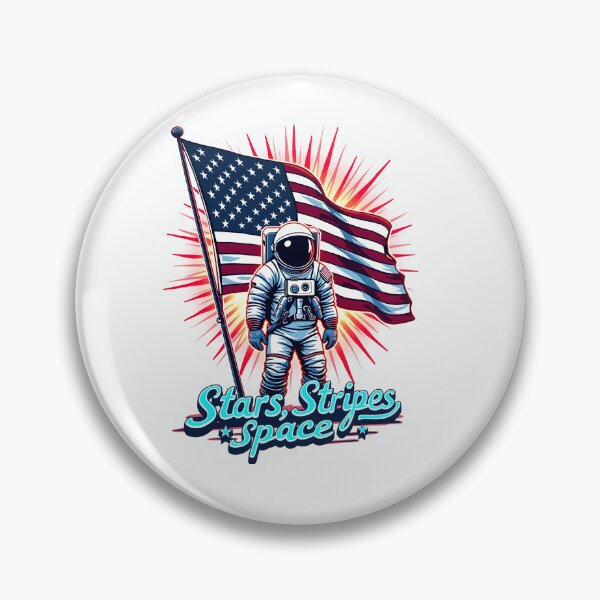 Item preview, Liberty Beyond the Earth – Futuristic Astronaut Freedom Space Graphic T-Shirt designed and sold by MilaPrintify.