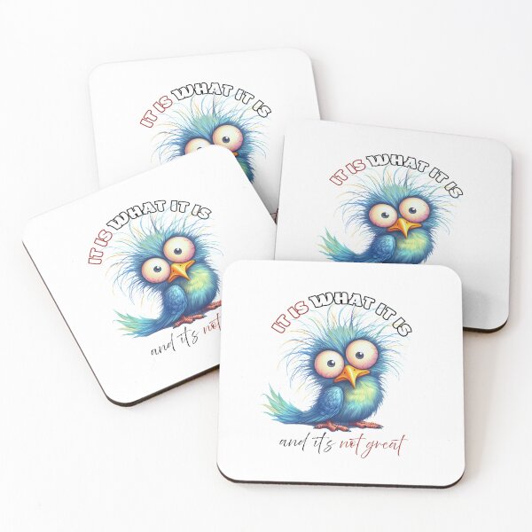 Item preview, Funny Anxiety Bird Sticker – I Tried My Best And It’s Not Great designed and sold by KymeraStudio25.