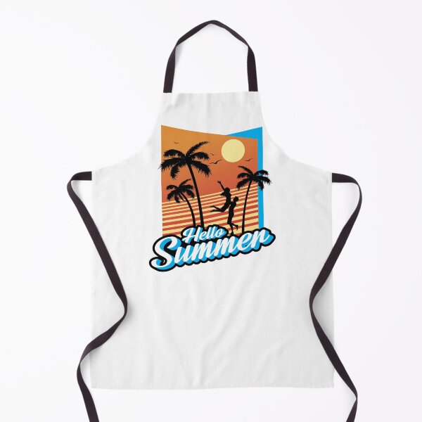 Item preview, Retro Hello Summer - Vintage 80s Sunset Couple & Palm Trees designed and sold by fabiandesigns88.