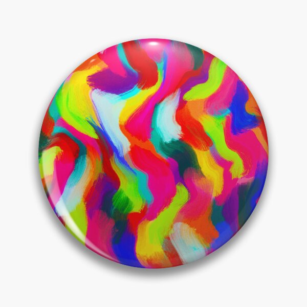 Item preview, Rainbow Brushstroke Abstract | Vibrant Colourful Modern Artwork designed and sold by Brightful Creations .