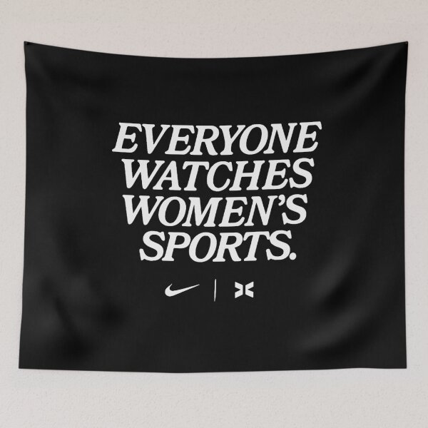 Item preview, Everyone watches woman's sports  designed and sold by lisatibbs.