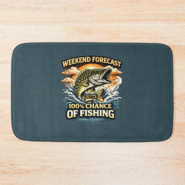 Item preview, Weekend forecast - 100% chance of fisching designed and sold by Gezonde-Voeding.