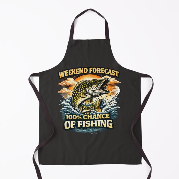 Item preview, Weekend forecast - 100% chance of fisching designed and sold by Gezonde-Voeding.