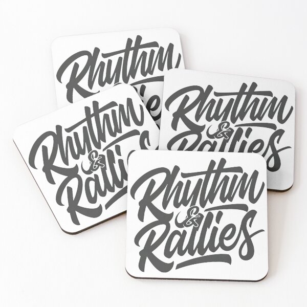 Item preview, Rhythm and Rallies Table Tennis – Retro Script Ping Pong T-Shirt Gift designed and sold by OhMyPingCo.