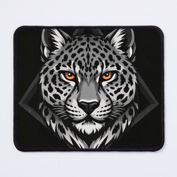 Item preview, Majestic Leopard Portrait with Striking Orange Eyes designed and sold by Prestige Parlor.