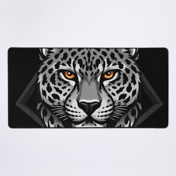 Item preview, Majestic Leopard Portrait with Striking Orange Eyes designed and sold by Prestige Parlor.