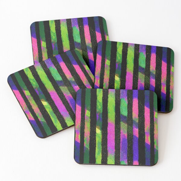 Item preview, Acid Neon Stripes After Dark designed and sold by bubblegoth.