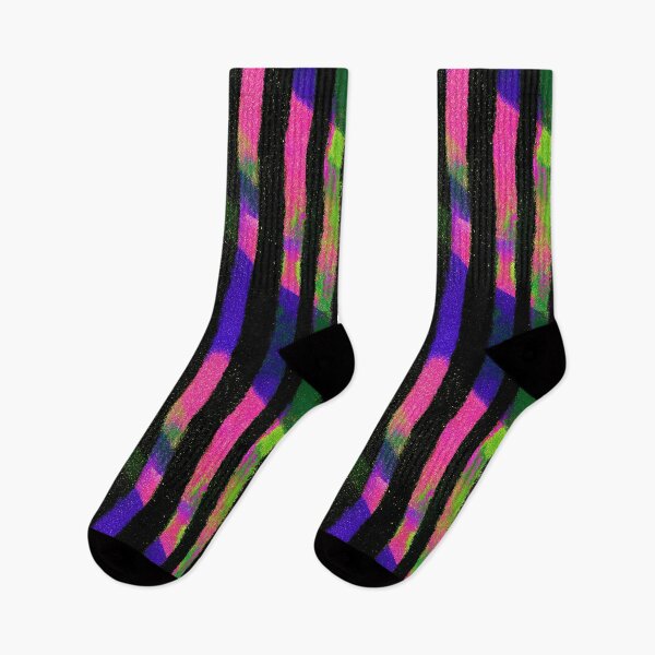Item preview, Acid Neon Stripes After Dark designed and sold by bubblegoth.