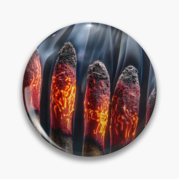 Item preview, Glowing Matchsticks with Spiraling Smoke Plumes designed and sold by Artessie.